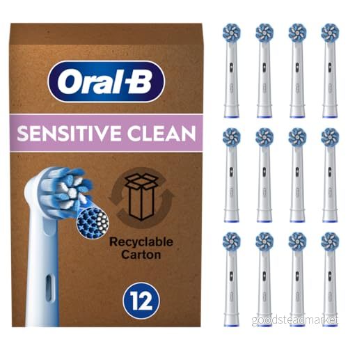 Oral-B Sensitive Clean Borsthuvuden - För Elektrisk Tandborste - 12 st 8006540859933