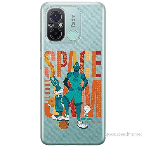 ERT GROUP mobiltelefonfodral för Xiaomi REDMI 12C/ 11A originalt och officiellt licensierat Looney Tunes mönster Space Jam 002 anpassad till formen på mobiltelefonen, gedeeltelijk transparant 5905511849542