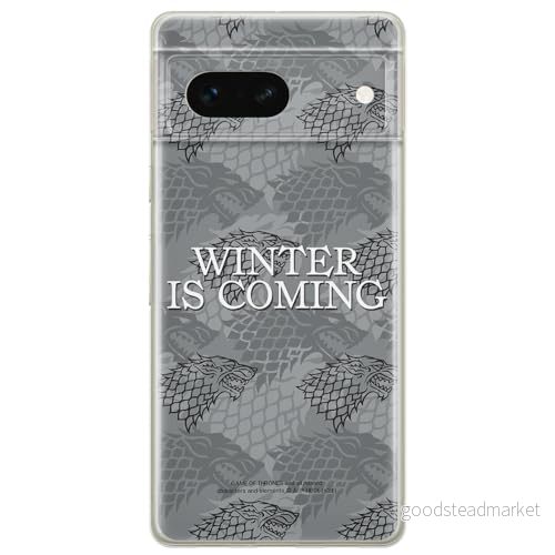 ERT GROUP mobiltelefonfodral för Google PIXEL 7 originalt och officiellt licensierat Game of Thrones mönster 019 optimalt anpassad till formen på mobiltelefonen, fodral tillverkad av TPU plast 5905795145897