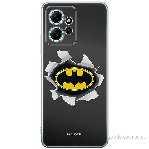 ERT GROUP mobiltelefonfodral för Xiaomi REDMI NOTE 12 4G originalt och officiellt licensierat DC mönster Batman 059 optimalt anpassad till formen på mobiltelefonen, fodral tillverkad av TPU plast 5905511947965