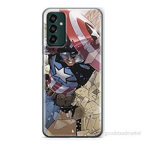 ERT GROUP mobiltelefonfodral för Samsung M13 4G originalt och officiellt licensierat Marvel mönster Captain America 021 optimalt anpassad till formen på mobiltelefonen, fodral tillverkad av TPU plast 5905511321512