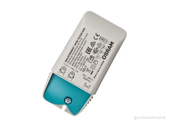 Osram Elektronisk transformator 230/12V för halogenlampor HTM 150/230/12 L Mouse 4050300581415