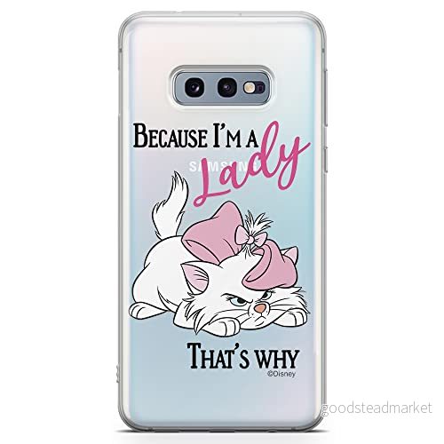 ERT GROUP mobiltelefonfodral för Samsung S10e originalt och officiellt licensierat Disney mönster Marie 004 optimalt anpassad till formen på mobiltelefonen, gedeeltelijk transparant 5903040605141