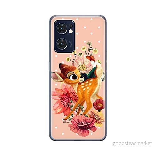 ERT GROUP mobiltelefonfodral för Oppo RENO 7 5G originalt och officiellt licensierat Disney mönster Bambi 014 optimalt anpassad till formen på mobiltelefonen, fodral tillverkad av TPU plast 5905511316334