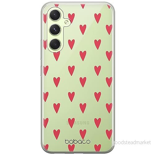 ERT GROUP mobiltelefonfodral för Samsung A54 5G originalt och officiellt licensierat Babaco mönster Hearts 004 optimalt anpassad till formen på mobiltelefonen, gedeeltelijk transparant 5905511805432