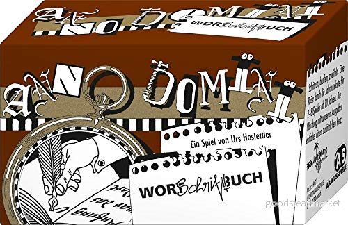ABACUSSPIELE 09071 Anno Domini Wort Schrift Buch, frågesport, grön 4011898090710