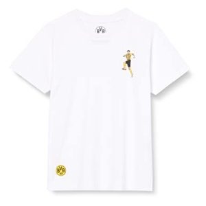 Borussia Dortmund BVB T shirt Adeyemi serietidning, vit, XXX Large, Vitt, 3XL 4026649277371