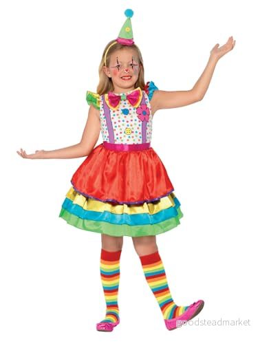 Deluxe Clown Girl Costume (M) 5020570040980