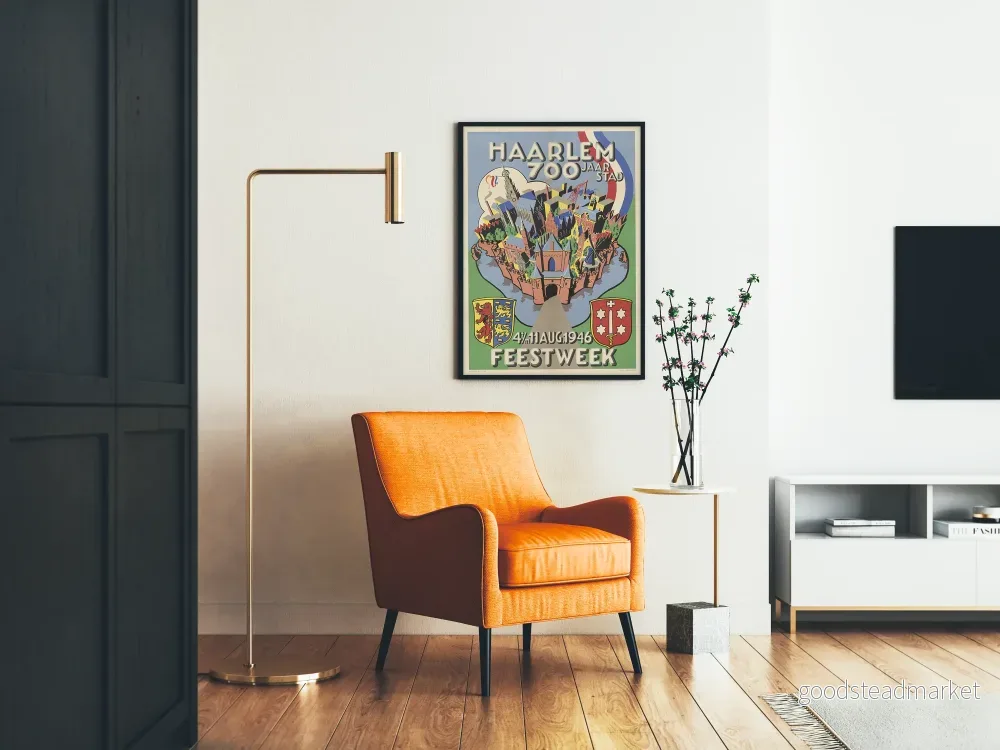 Vintageposter Haarlem 700-års Festvecka 1946 - Bild 2