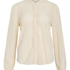 VILA Vichikka Blus – Birch 5715362408177 VILA Vichikka Blus – Birch 5715362408177