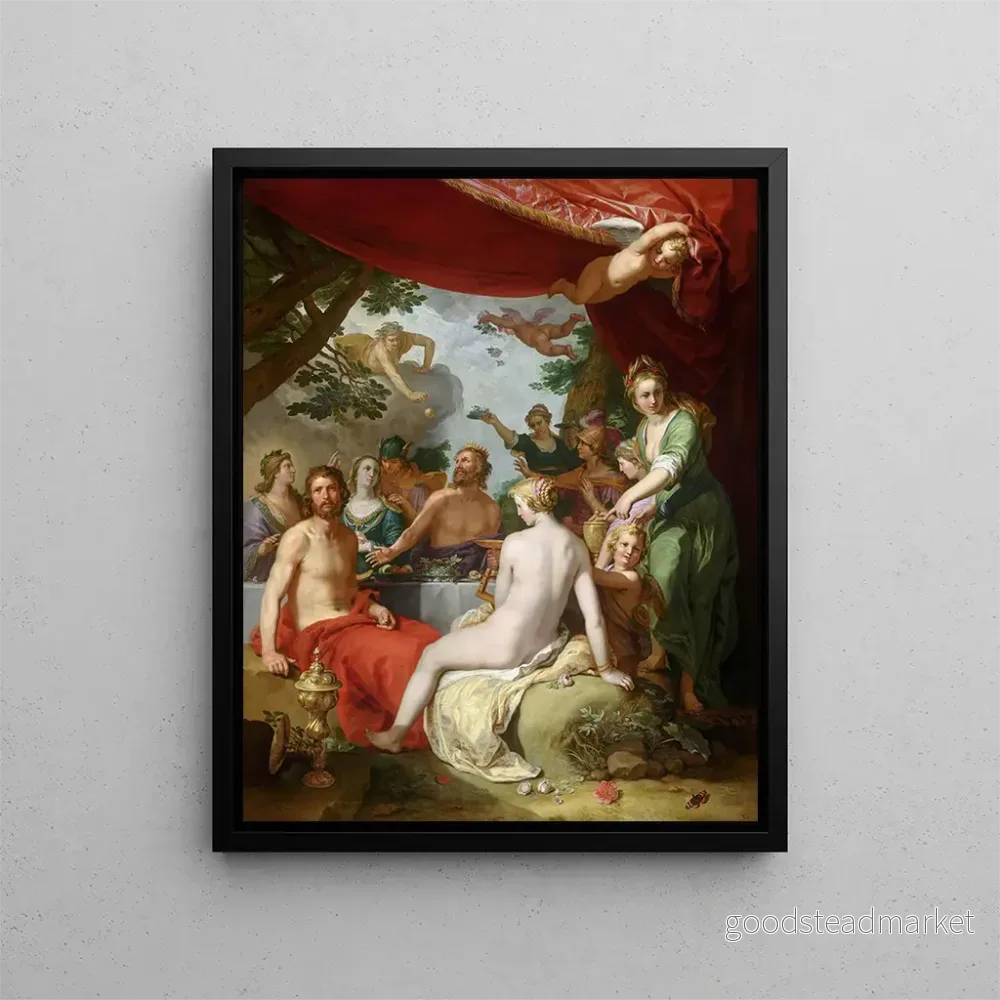 Målning Le festin des dieux au mariage de Pélée et de Thétis - Abraham Bloemaert | Konsttryck