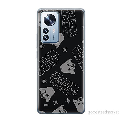 Ert Group Xiaomi 12 / 12X Original mobiltelefon fodral med officiell Star Wars licens Darth Vader 009 Design Anpassad till mobiltelefonform, Tillverkad av TPU 5905511484828