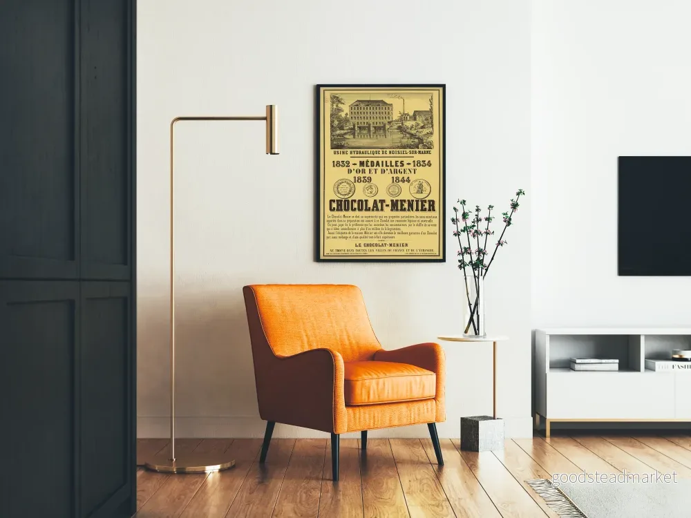 Poster av Hydraulfabriken i Noisiel vid Marne, Menier-chokladen - Bild 2