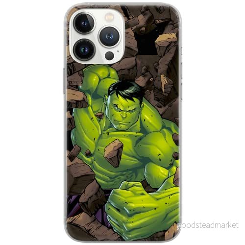 ERT GROUP mobiltelefonfodral för Huawei P30 originalt och officiellt licensierat Marvel mönster Hulk 005 Vit optimalt anpassad till formen på mobiltelefonen, fodral tillverkad av TPU plast 5902980145588