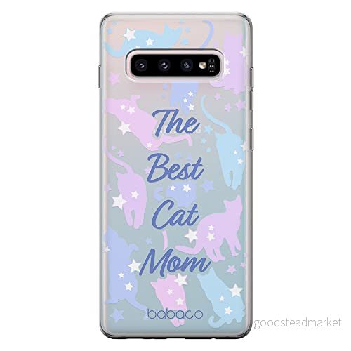 ERT GROUP mobiltelefonfodral för Samsung S10 PLUS originalt och officiellt licensierat Babaco mönster Cats 017 optimalt anpassad till formen på mobiltelefonen, gedeeltelijk transparant 5905131075543