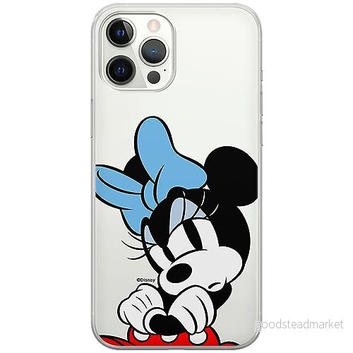 ERT GROUP mobiltelefonfodral för Iphone 12 PRO MAX originalt och officiellt licensierat Disney mönster Minnie 077 optimalt anpassad till formen på mobiltelefonen, gedeeltelijk transparant 5905795028824