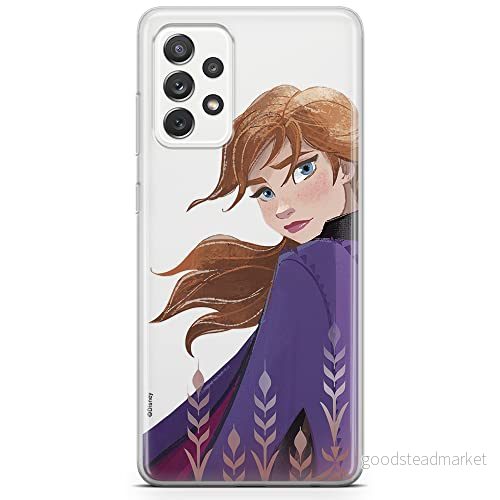 ERT GROUP mobiltelefonfodral för Samsung A73 5G originalt och officiellt licensierat Disney mönster Anna 002 optimalt anpassad till formen på mobiltelefonen, gedeeltelijk transparant 5904805510618