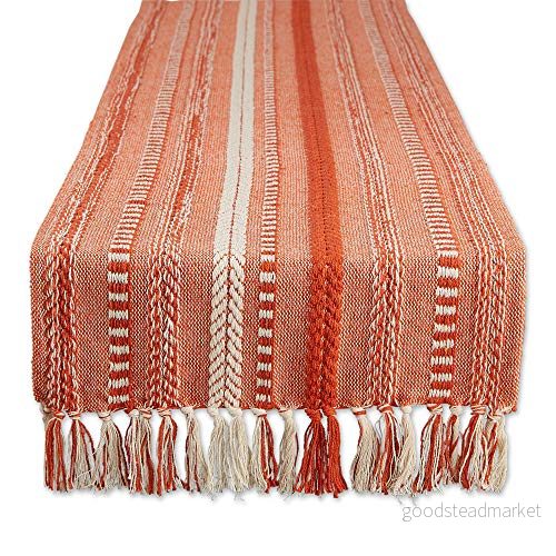 DII Flätad bordslöpare, bomull, vintage röd, 15 x 72 72456122186