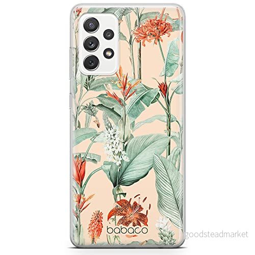 ERT GROUP mobiltelefonfodral för Samsung A53 5G originalt och officiellt licensierat Babaco mönster Flowers 048 optimalt anpassad till formen på mobiltelefonen, fodral tillverkad av TPU plast 5905131339294