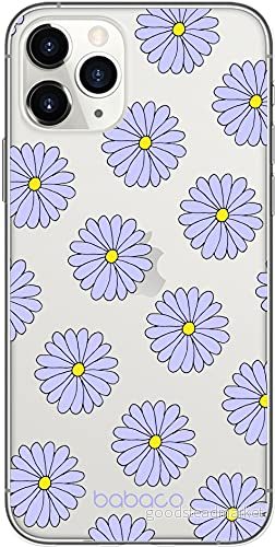 ERT GROUP mobiltelefonfodral för Apple Iphone 11 PRO MAX originalt och officiellt licensierat Babaco mönster Flowers 021 Vit optimalt anpassad till formen på mobiltelefonen, gedeeltelijk transparant 5903932646627