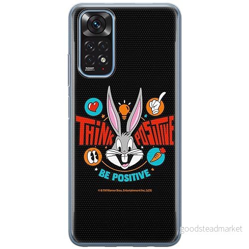ERT GROUP mobiltelefonfodral för Xiaomi REDMI NOTE 11T/ 11S 5G/ POCO M4 PRO 5G originalt och officiellt licensierat Looney Tunes mönster Bugs 020, fodral tillverkad av TPU plast 5905795084813