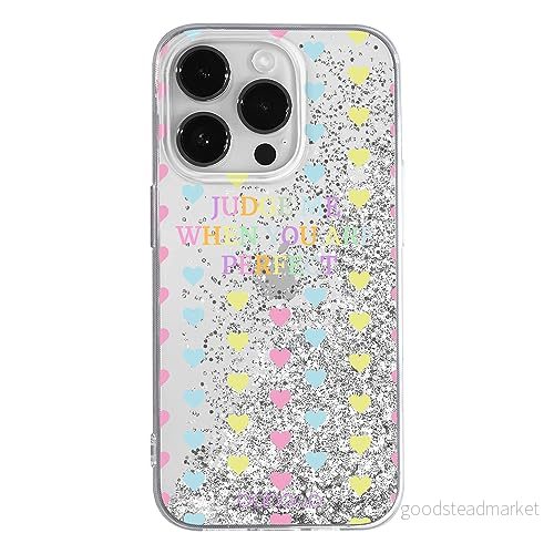 ERT GROUP mobiltelefonfodral för Apple Iphone 14 PRO originalt och officiellt licensierat Babaco mönster Judge me 001 optimalt anpassad till formen på mobiltelefonen, med glitter overflow effekt 5905511592509