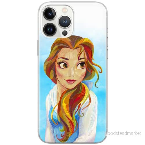ERT GROUP mobiltelefonfodral för Apple Iphone 6 PLUS originalt och officiellt licensierat Disney mönster Bella 003 Vit optimalt anpassad till formen på mobiltelefonen, fodral tillverkad av TPU plast 5902980569469