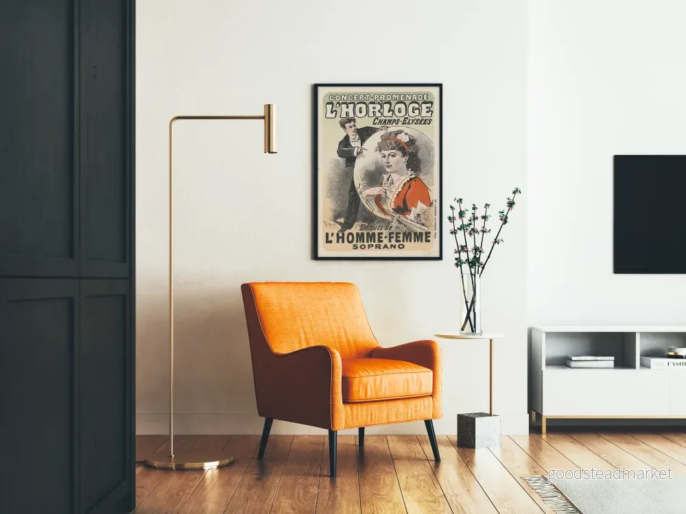 Vintageposter av Konsert-Promenad vid Uret på Champs-Élysées - Bild 2