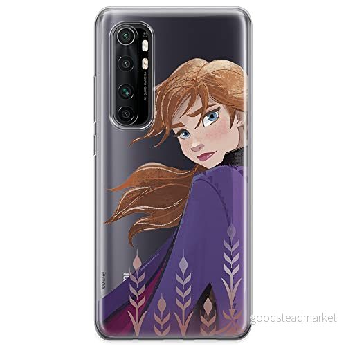 ERT GROUP mobiltelefonfodral för Xiaomi MI NOTE 10 Lite originalt och officiellt licensierat Disney mönster Anna 002 optimalt anpassad till formen på mobiltelefonen, gedeeltelijk transparant 5904805585654