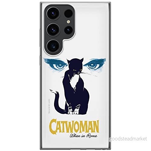ERT GROUP mobiltelefonfodral för Samsung S23 ULTRA originalt och officiellt licensierat DC mönster Catwoman 007 optimalt anpassad till formen på mobiltelefonen, fodral tillverkad av TPU plast 5905511459963