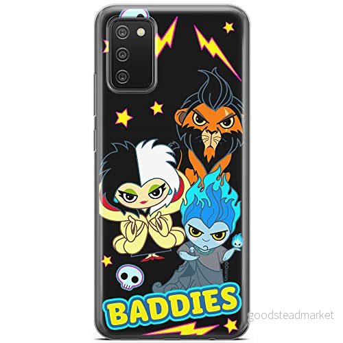 ERT GROUP mobiltelefonfodral för Samsung A02S originalt och officiellt licensierat Disney mönster Villains 004 optimalt anpassad till formen på mobiltelefonen, fodral tillverkad av TPU plast 5905131378156