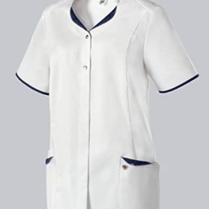 BP 1702 485 2110 kasäck för kvinnor, modern passform, 50% bomull/50% polyester, vit/nattblå, storlek 3XL 4055301901071 BP 1702 485 2110 kasäck för kvinnor, modern passform, 50% bomull/50% polyester, vit/nattblå, storlek 3XL 4055301901071