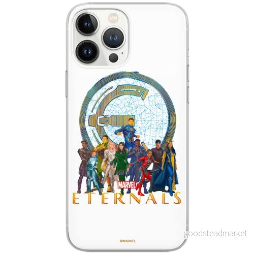ERT GROUP mobiltelefonfodral för Samsung S10 PLUS originalt och officiellt licensierat Marvel mönster Eternals 006 Vit optimalt anpassad till formen på mobiltelefonen, fodral tillverkad av TPU plast 5904805109690