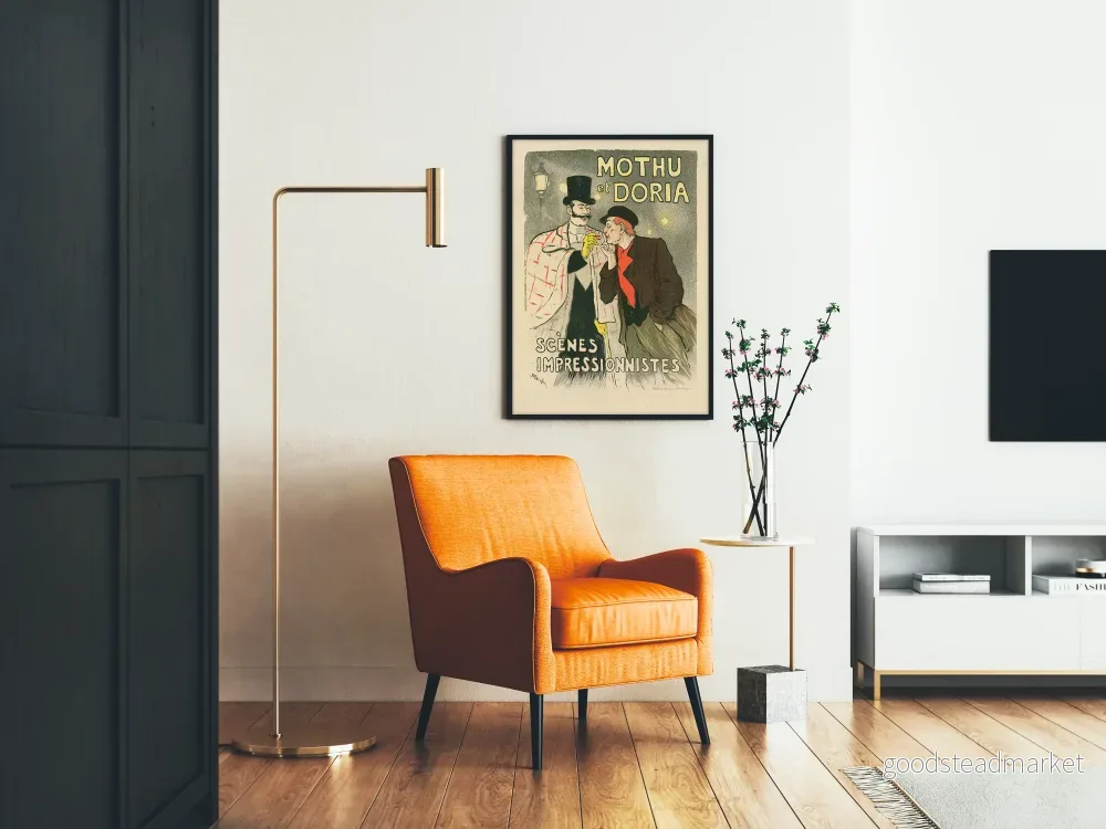 Vintageposter Mothu och Doria Impressionistiska scener - Bild 2