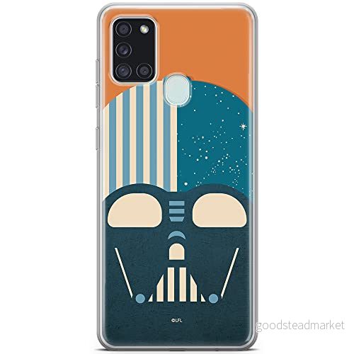 ERT GROUP mobiltelefonfodral för Samsung A21s originalt och officiellt licensierat Star Wars mönster Darth Vader 025 optimalt anpassad till formen på mobiltelefonen, fodral tillverkad av TPU plast 5903040266625