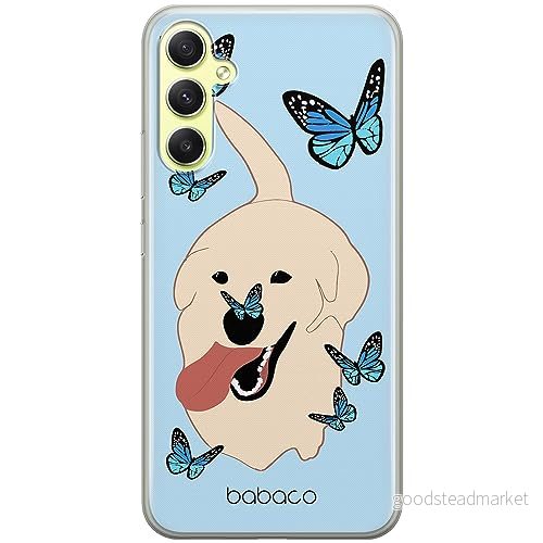 ERT GROUP mobiltelefonfodral för Samsung A34 5G originalt och officiellt licensierat Babaco mönster Dogs 011 optimalt anpassad till formen på mobiltelefonen, fodral tillverkad av TPU plast 5905511783426