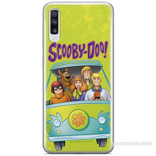 ERT GROUP mobiltelefonfodral för Samsung A70 originalt och officiellt licensierat Scooby Doo mönster 015 Vit optimalt anpassad till formen på mobiltelefonen, fodral tillverkad av TPU plast 5903537068503