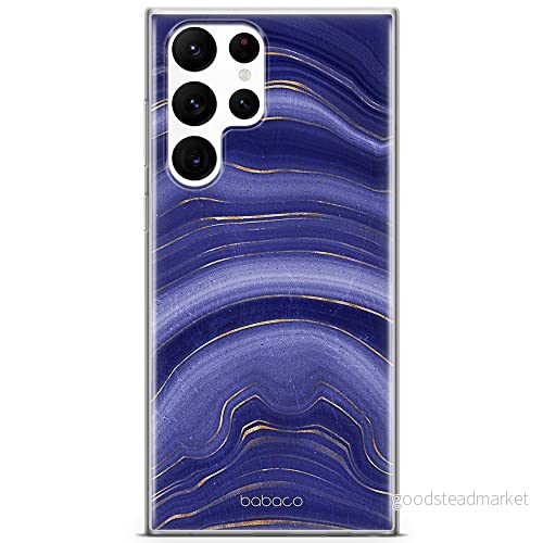 ERT GROUP mobiltelefonfodral för Samsung S22 ULTRA originalt och officiellt licensierat Babaco mönster Marble 005 optimalt anpassad till formen på mobiltelefonen, fodral tillverkad av TPU plast 5904805283031