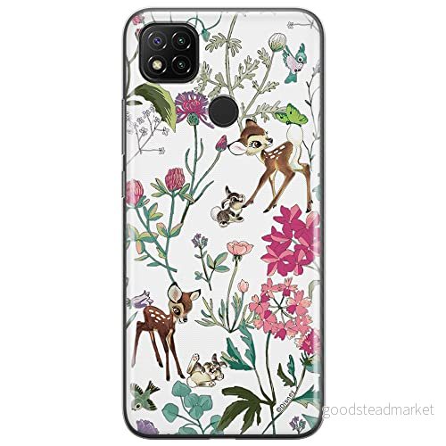 ERT GROUP mobiltelefonfodral för Xiaomi REDMI 9C originalt och officiellt licensierat Disney mönster Bambi & Friends 001 optimalt anpassad till formen på mobiltelefonen, fodral tillverkad av TPU plast 5903040273524