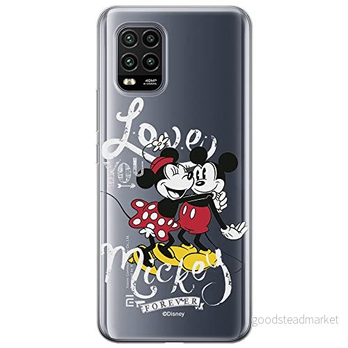 ERT GROUP mobiltelefonfodral för Xiaomi MI 10 LITE originalt och officiellt licensierat Disney mönster Mickey & Minnie 001 optimalt anpassad till formen på mobiltelefonen, gedeeltelijk transparant 5903537144269