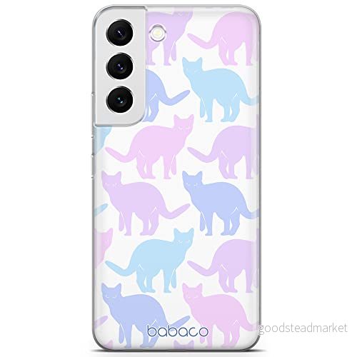 ERT GROUP mobiltelefonfodral för Samsung S22 PLUS originalt och officiellt licensierat Babaco mönster Cats 011 optimalt anpassad till formen på mobiltelefonen, fodral tillverkad av TPU plast 5905131054746