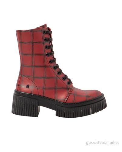 Art 1375 York, damstövlar, Red tartan, 42 EU, Röd EU 8445056342568
