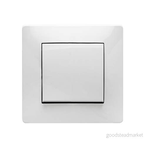 Famatel skärningspunkt, inbyggd strömbrytare, livsmiljö 15 serien, en perfekt matchande produkt, helt fri från halogener, 10 A, 250 V, vit, normal storlek 8429760276043