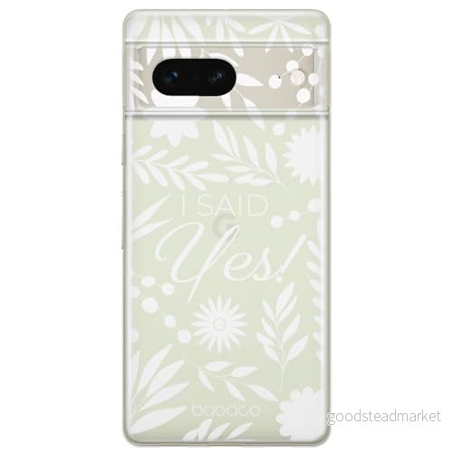 ERT GROUP mobiltelefonfodral för Google PIXEL 7 originalt och officiellt licensierat Babaco mönster I said Yes! 002 optimalt anpassad till formen på mobiltelefonen, gedeeltelijk transparant 5905795148522