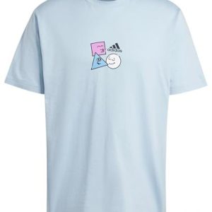 adidas För Män POSITIVITY SHAPES GRAPHIC TEE, wonder blue, L 4067896044156 adidas För Män POSITIVITY SHAPES GRAPHIC TEE, wonder blue, L 4067896044156