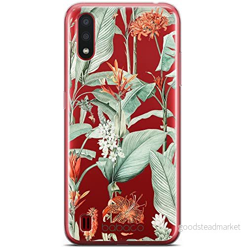 ERT GROUP mobiltelefonfodral för Samsung A01 originalt och officiellt licensierat Babaco mönster Flowers 048 optimalt anpassad till formen på mobiltelefonen, gedeeltelijk transparant 5905131339553