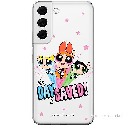ERT GROUP mobiltelefonfodral för Samsung S22 originalt och officiellt licensierat The Powerpuff Girls mönster 031 anpassad till formen på mobiltelefonen, gedeeltelijk transparant 5905511976347