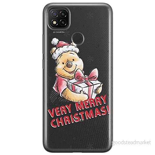 ERT GROUP mobiltelefonfodral för Xiaomi REDMI 9C originalt och officiellt licensierat Disney mönster Winnie the Pooh and friends 024 anpassad till formen på mobiltelefonen, gedeeltelijk transparant 5903040274385