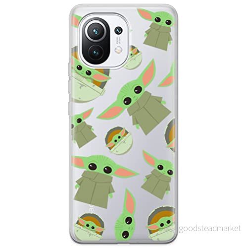 ERT GROUP mobiltelefonfodral för Xiaomi 11 originalt och officiellt licensierat Star Wars mönster Baby Yoda 006 optimalt anpassad till formen på mobiltelefonen, gedeeltelijk transparant 5903537115238
