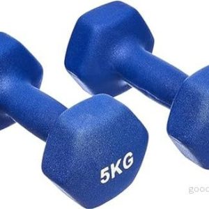 Amazon Basics NPDBP5KG Hantlar, Blå, 2 x 5 kg 843639102185 Amazon Basics NPDBP5KG Hantlar, Blå, 2 x 5 kg 843639102185